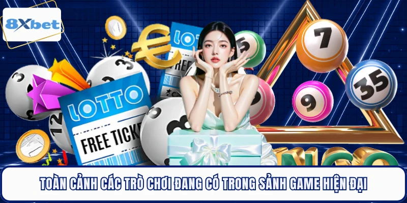 Toàn cảnh các trò chơi đang có trong sảnh game hiện đại 